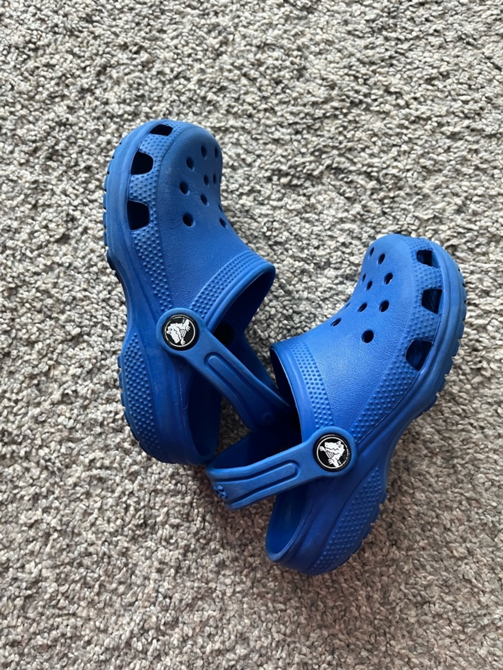 Blue Kids Crocs Sandals